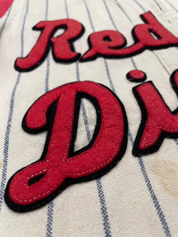 Red Diamond Wilson Baseball Jersey Size 42 Medium… - image 6