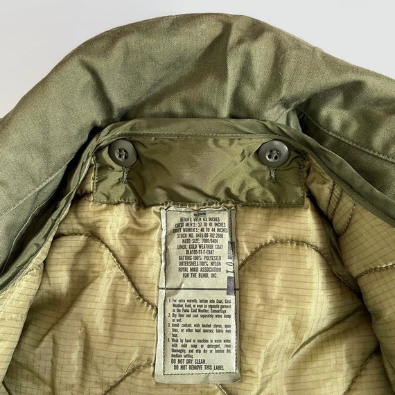 United States M-65 Field Jacket Size Medium Short - image 6