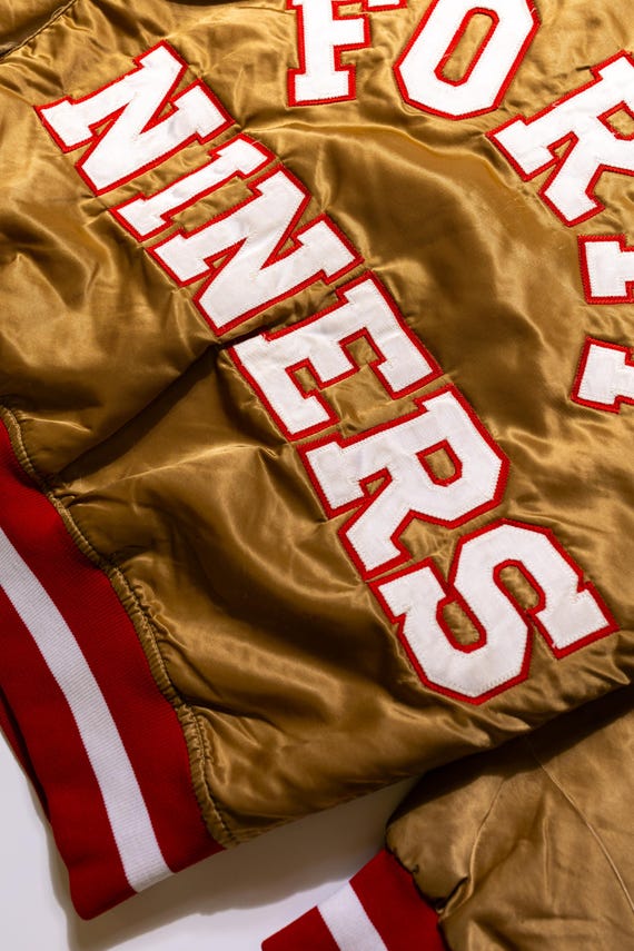 San Francisco 49ers Game Issued Authentic NFL Wilson Satin