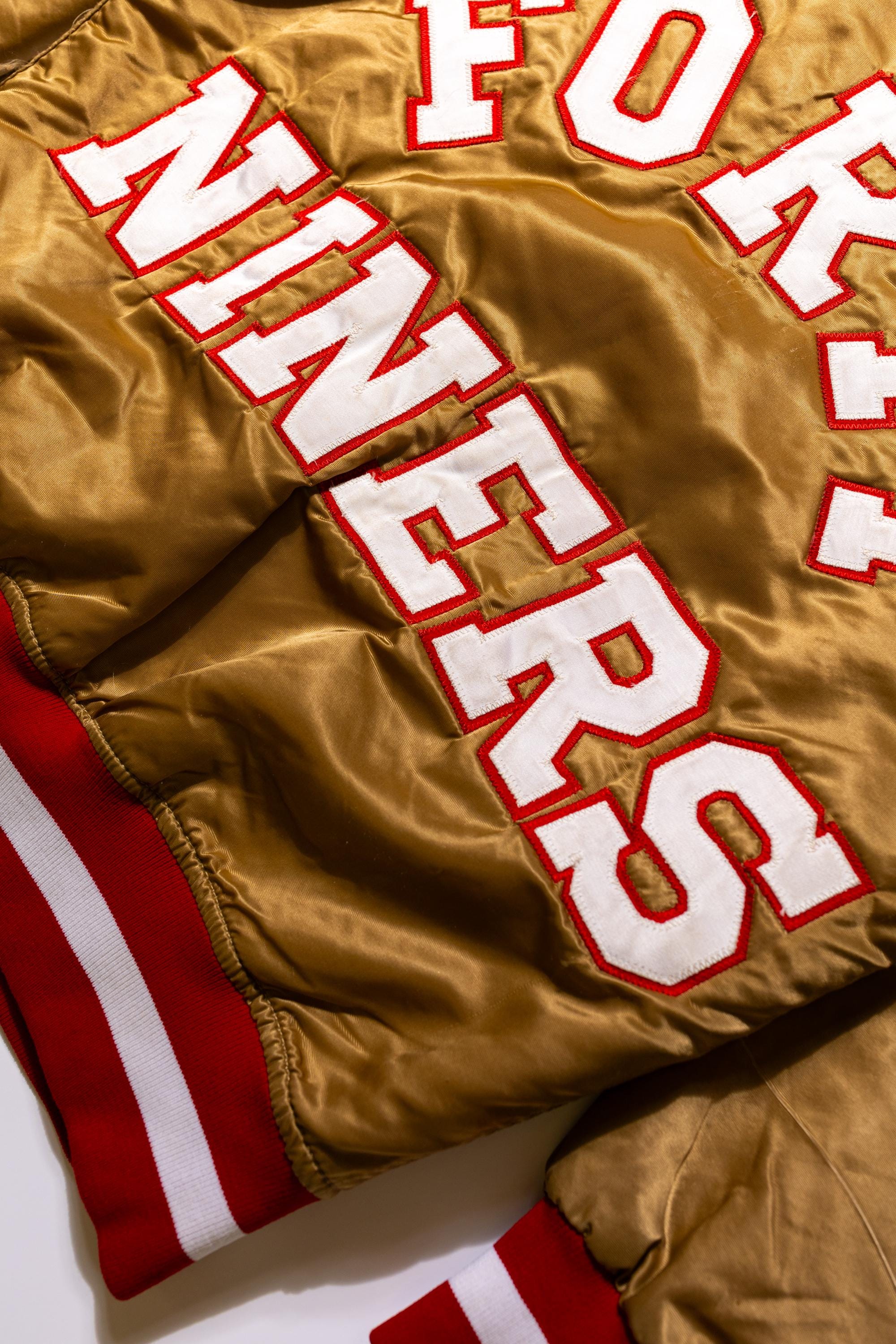 San Francisco 49ers Game Issued Authentic NFL Wilson Satin
