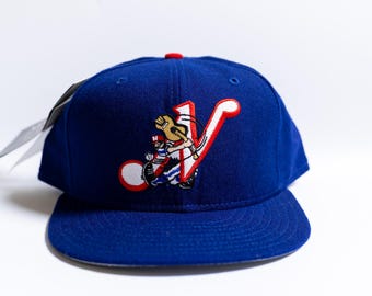 Nashville Sounds MiLB Class AAA Pacific Coast League New Era Fitted Baseball Hat Size 7 3/4 Circa 1990s
