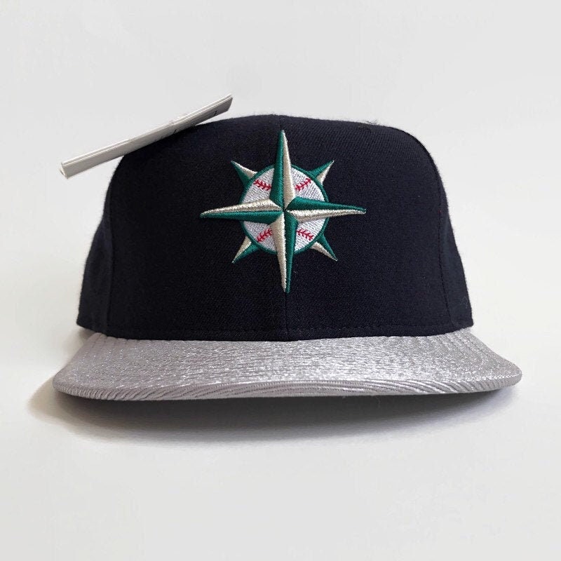 Seattle Mariners MLB New Era Fitted Baseball Hat Sizes 7 1/4 Seattle Mariners MLB New Era Fitted Baseball Hat Sizes 7 1/4