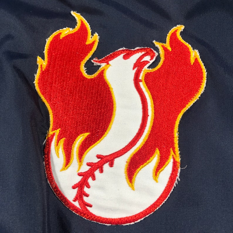Phoenix Firebirds Authentic Game Issued MiLB Delong Satin Baseball Jacket Size Extra Large Circa 1990s