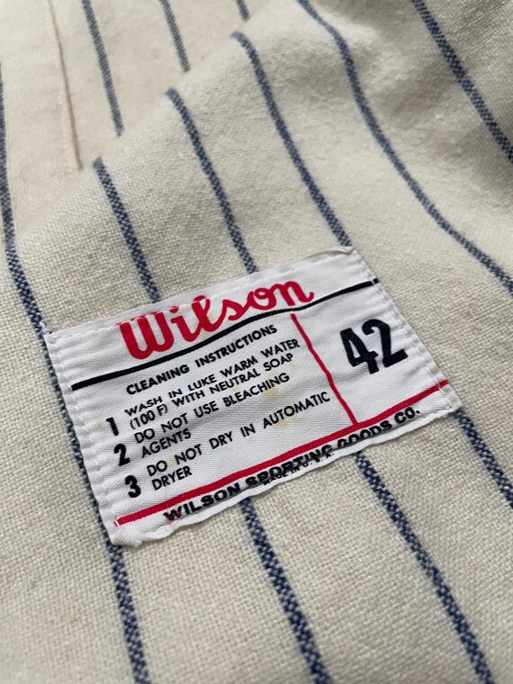 Red Diamond Wilson Baseball Jersey Size 42 Medium… - image 5