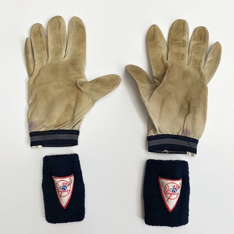New York Yankees Saranac Game Used Batting Gloves and Etsy