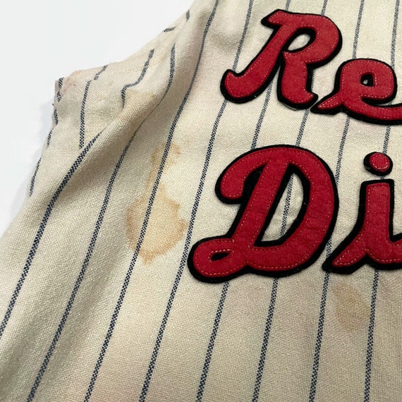 Red Diamond Wilson Baseball Jersey Size 42 Medium… - image 4