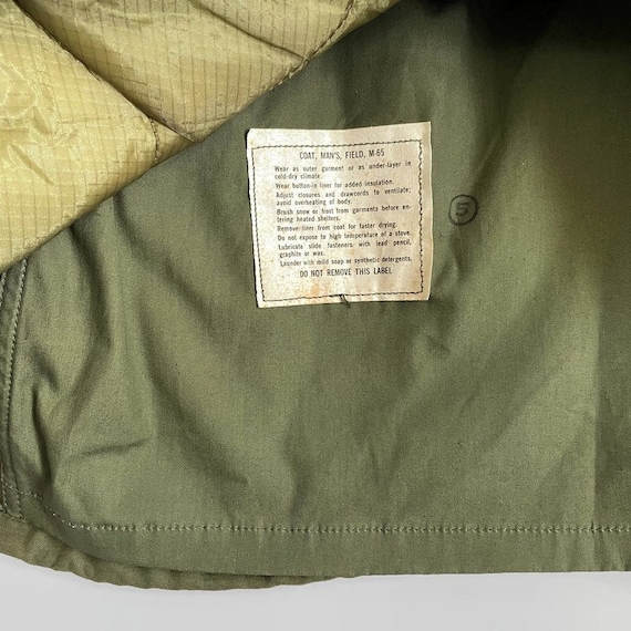 United States M-65 Field Jacket Size Medium Short - image 10