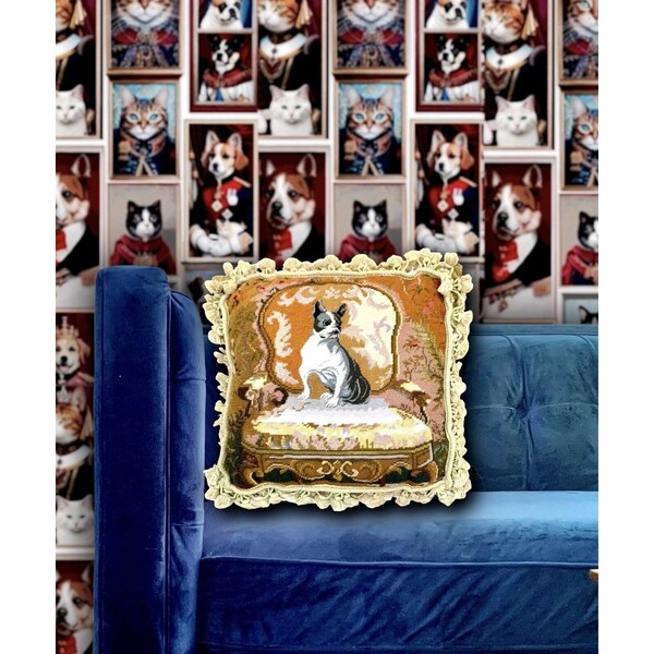 Dog Needlepoint Etsy