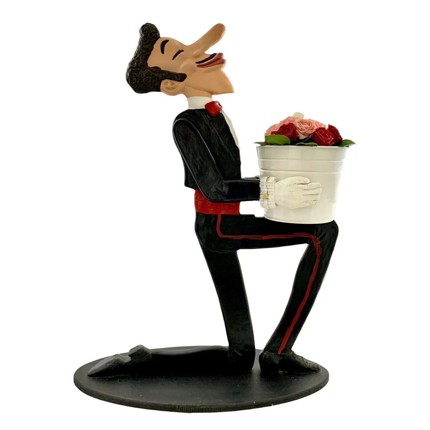 Butler Statue Large Serving Stand Holder Vintage Home Party - Etsy