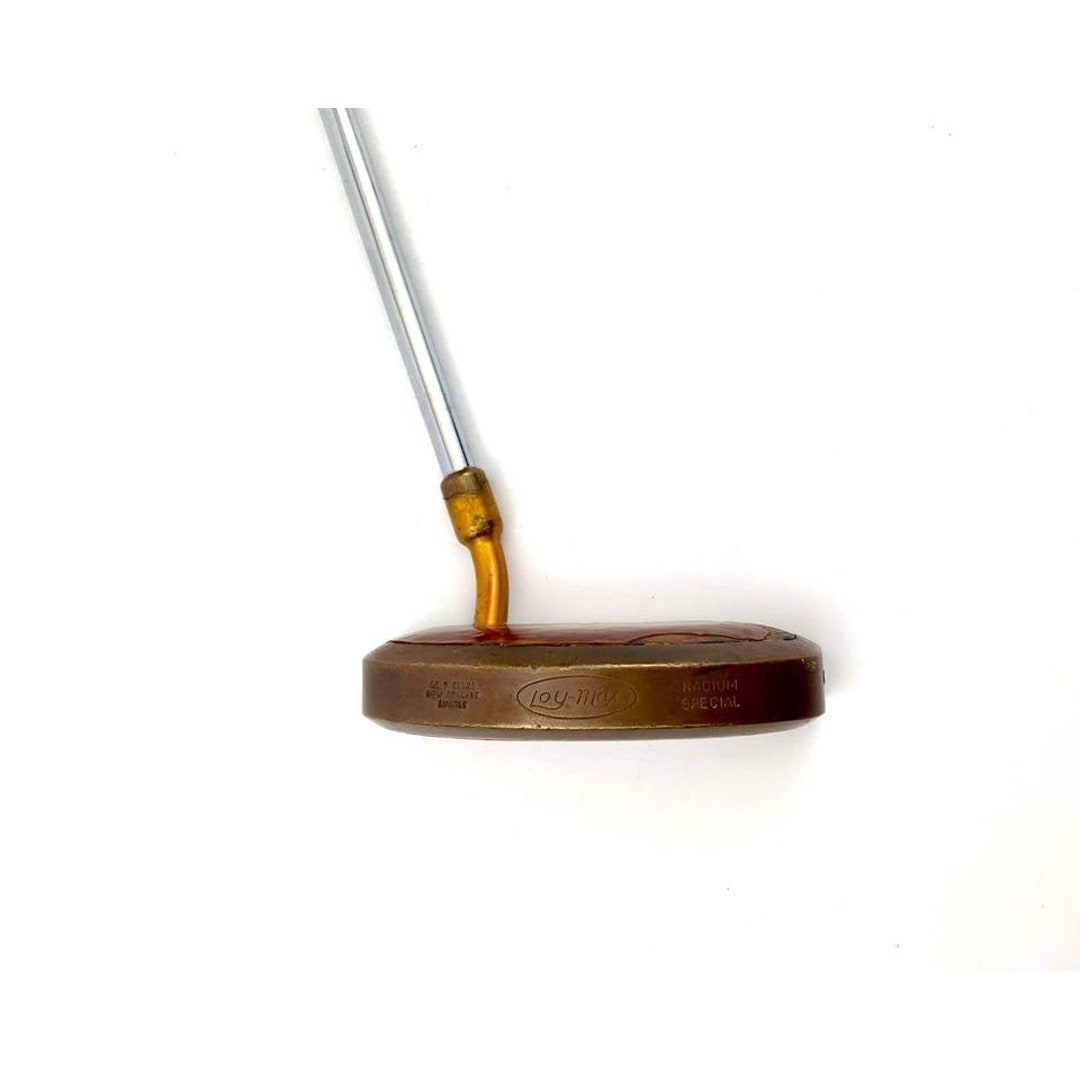 Golf Club Old Vintage Shaft Putter Wood & Brass Unique Etsy