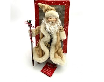 Mr. Mrs Santa Claus Lighted TELCO Motion-ettes Figures 1996 12” in