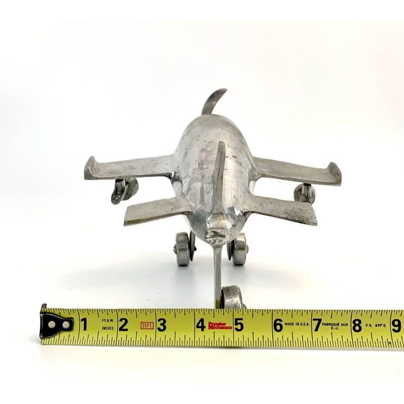 Vintage Art Deco Style Aluminum Airplane Model: Man Cave Decor - Etsy ...