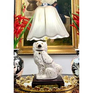Staffordshire on sale dog lamps