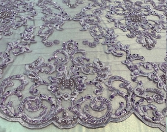 Veil lace Lilac lace fabric Chantilly Lace K00526 Lingerie Lace Wedding Lace Embroidered lace purple Lace French Lace Bridal lace