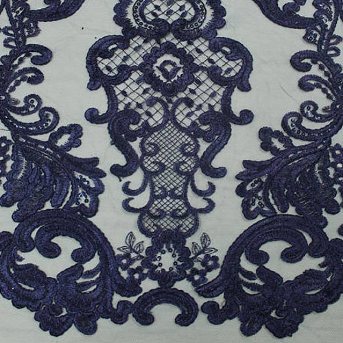 Viana Embroidered Outer - Navy main image 1