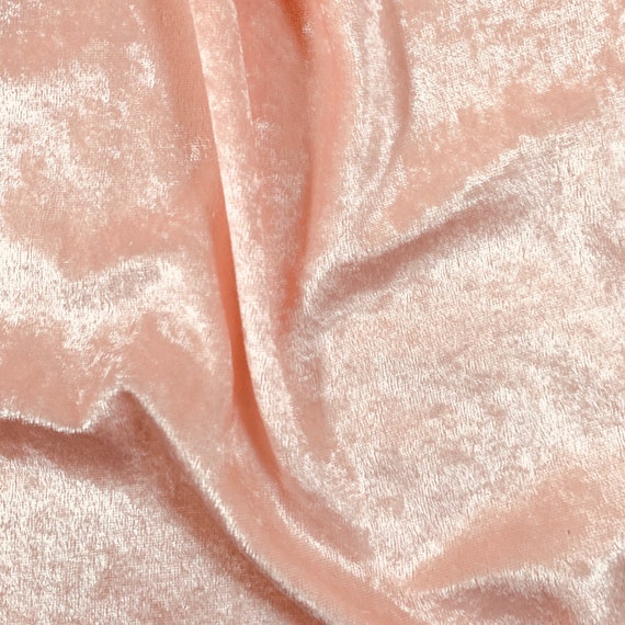 skin pink Korean velvet fabric with stretch gold velvet on all