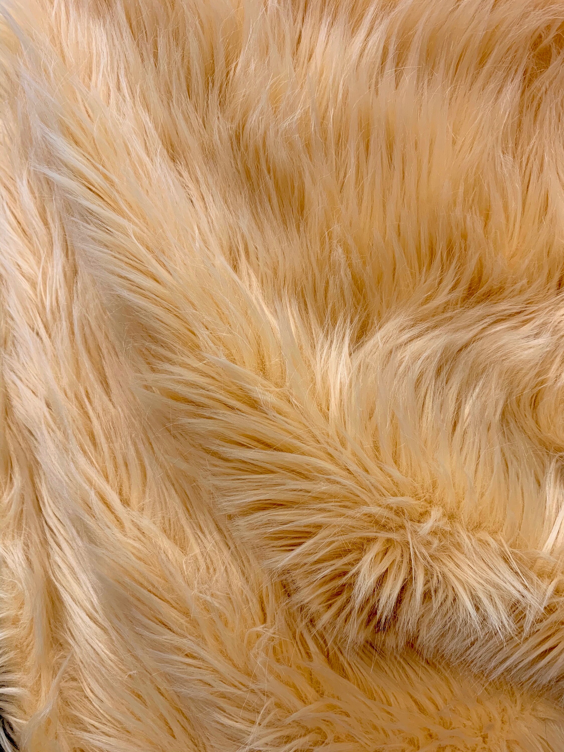 Faux Fur Feathered Bird Long Pile Fabric
