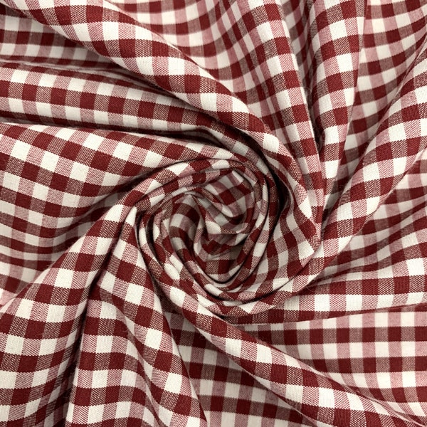 Gingham Fabric Etsy