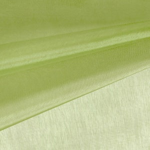Cassidy SAGE Polyester Kristall-Organza-Stoff für Hochzeitskleider, Kleider, Futter, Partydekoration, Displays, Kostüme, Kunsthandwerk