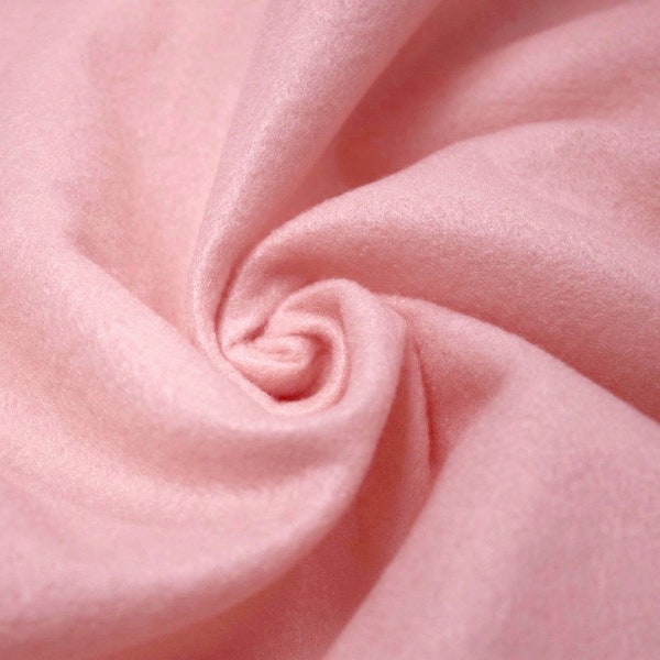 Abby LIGHT PINK 72" Acrylic Felt Fabric by the Yard - 10030