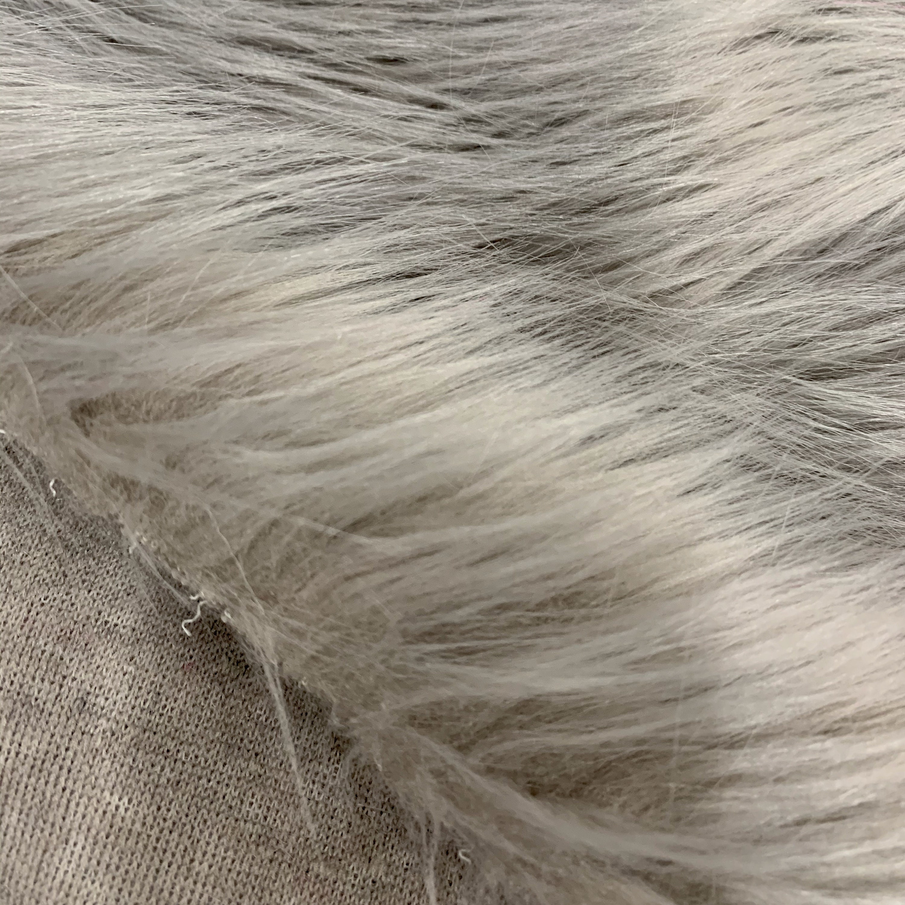 Eden LIGHT GREY Shaggy Long Pile Soft Faux Fur Fabric for - Etsy
