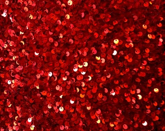 Red Sequin Fabric Glitters Sequins ...