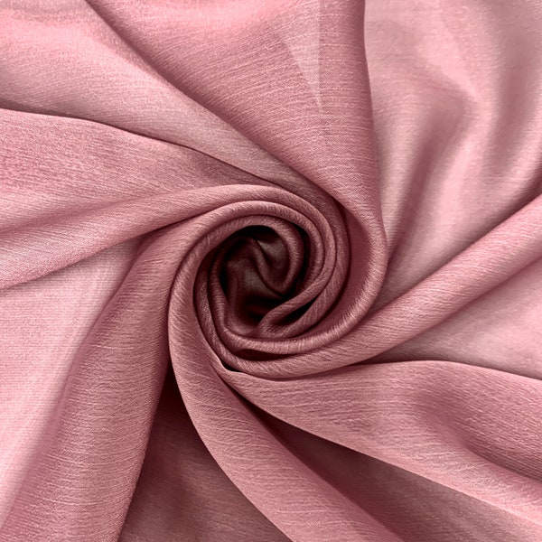 Jolene ROSE MAUVE Polyester Two-Tone Chiffon Fabric by the Yard - 10135