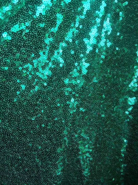 emerald green sequin