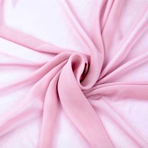 Pink Chiffon Fabric Etsy