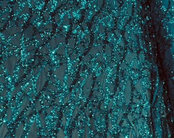 teal sequin