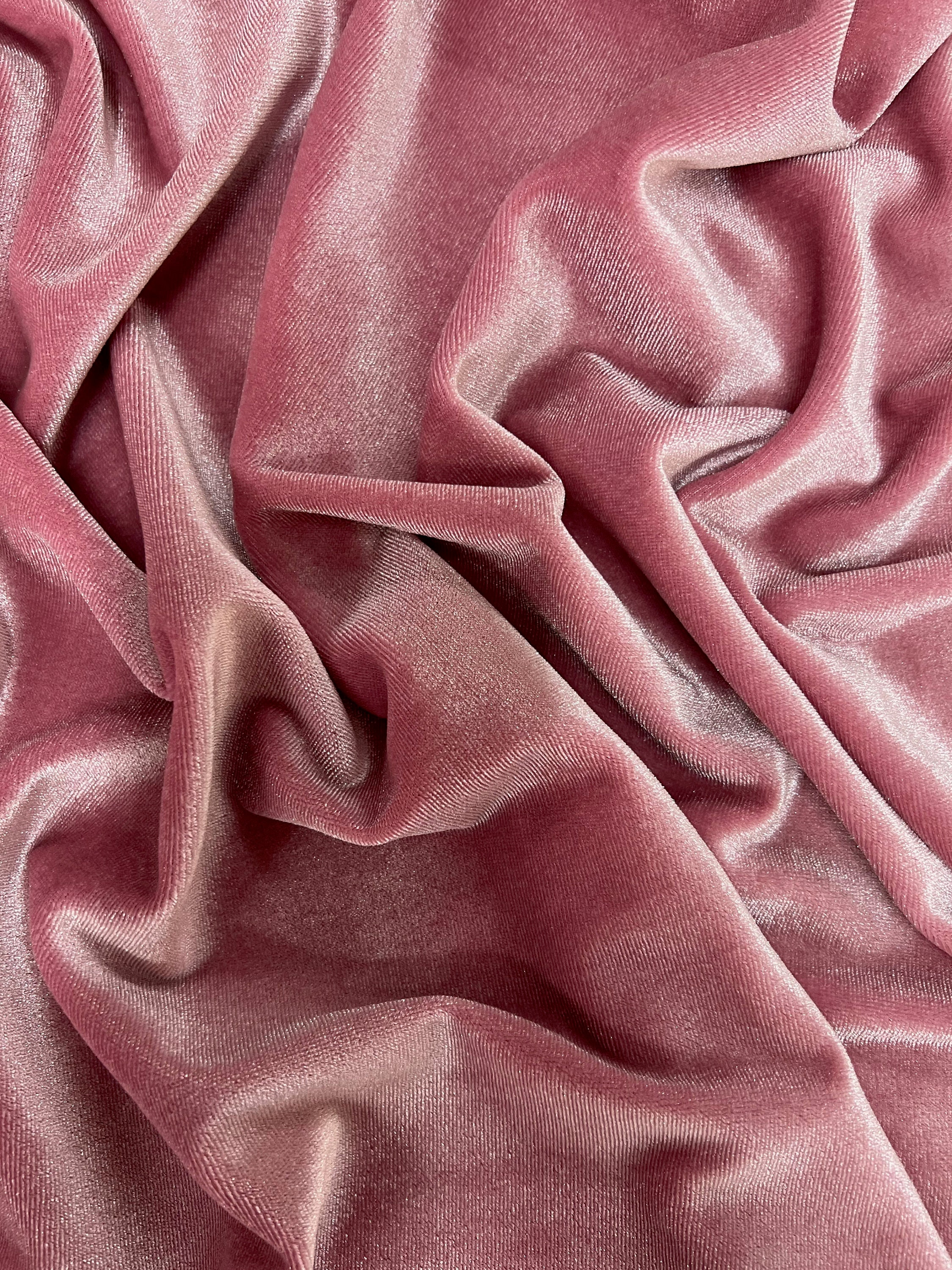Dusty Pink Velvet Upholstery Fabric by the Yard Dusty Pink Velvet