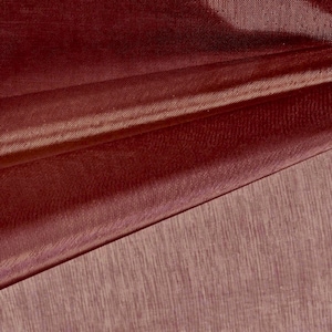Cassidy BURGUNDY Polyester Crystal Organza Fabric für Hochzeitskleider, Kleider, Futter, Partydekorationen, Displays, Kostüme, Kunsthandwerk