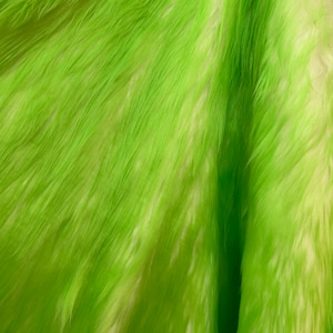 Bristol LIME GREEN Tip Candy Shag Long Pile Soft Faux Fur Fabric for Fursuit, Cosplay Costume, Photo Prop, Trim, Throw Pillow, Crafts