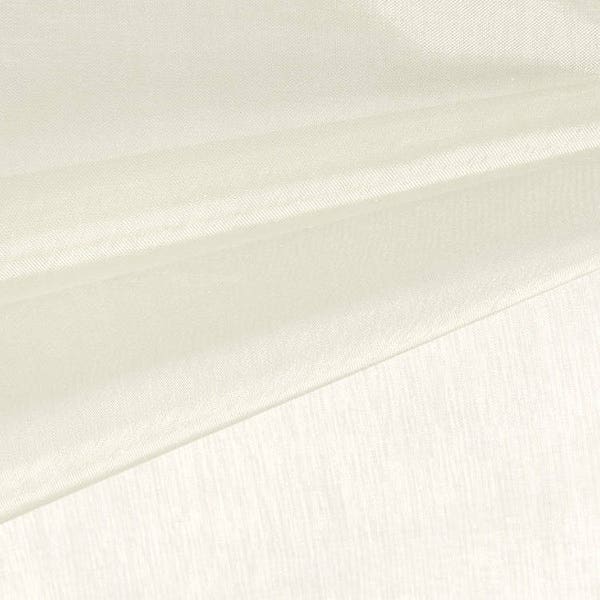 Cassidy IVORY Polyester Crystal Organza Fabric for wedding dresses, gowns, lining, party decorations, displays, costumes, crafts