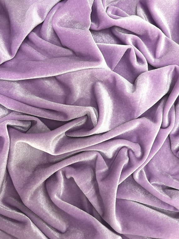 Stretch Velvet Fabric for Costumes and Crafting by The Yard (Pink,3 Yard)