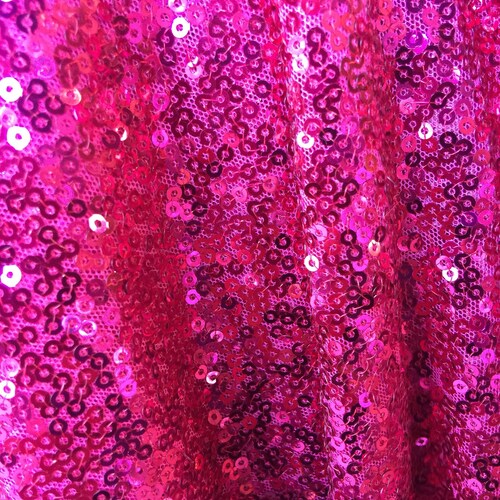 Bianca RED Allover Sequins on Mesh Fabric by the Yard 10104 - Etsy