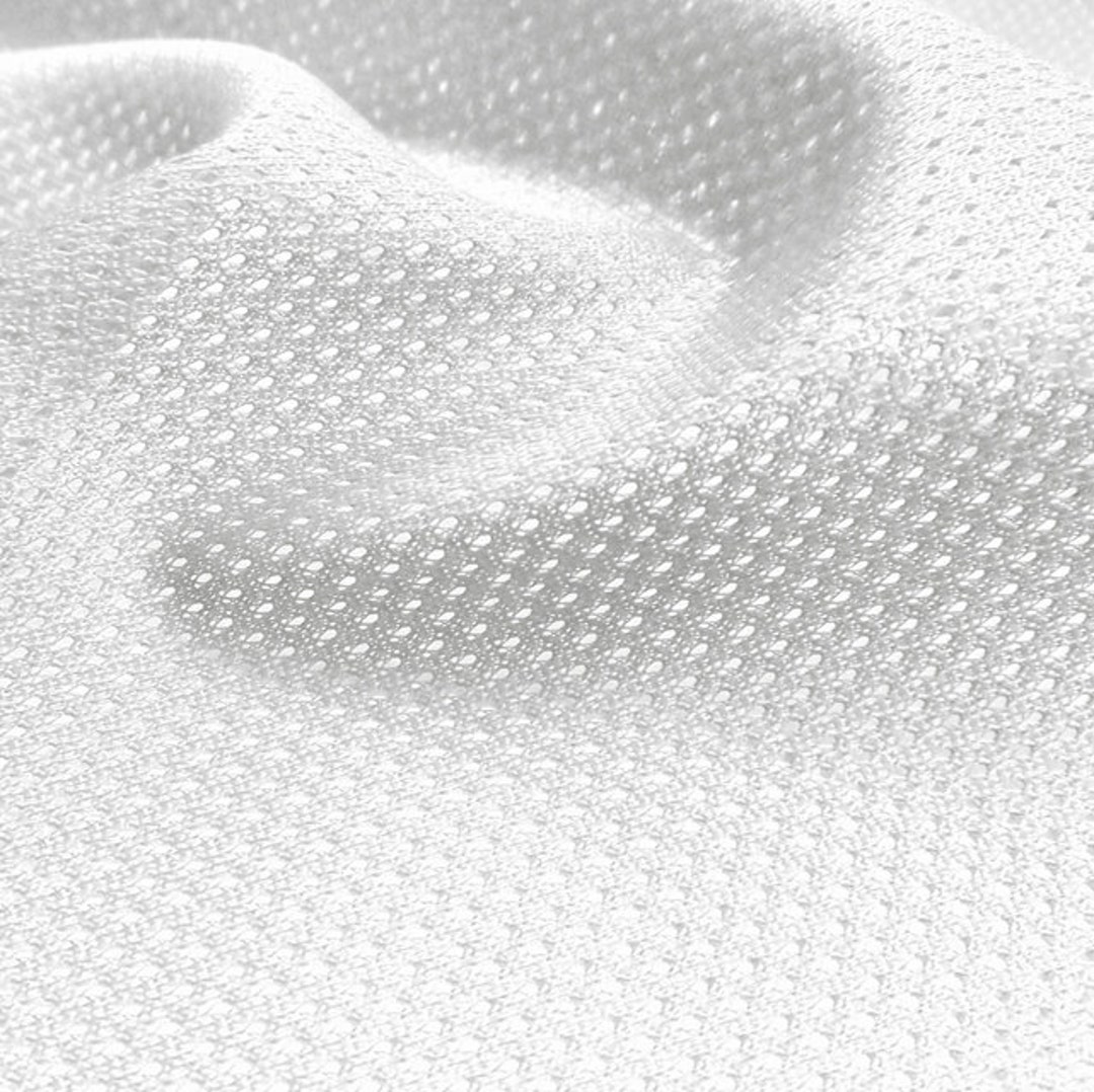 Brylee WHITE Polyester Micro Mesh Jersey Sports Mesh Knit Fabric by the Yard 10186 Etsy UK