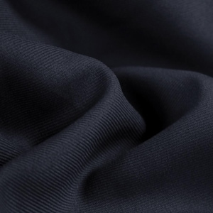 Delaney NAVY BLUE Polyester Gabardine Fabric for Skirts, Suits, Overcoats, Trousers/Slacks, Uniforms, Lining, etc.