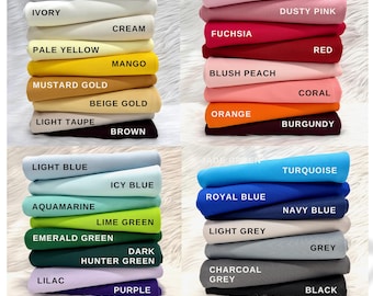 Evie Polyester (Not Neoprene) Scuba Double Knit Fabric by the Yard