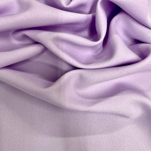 Delaney LILAC Polyester Gabardine Fabric for Skirts, Suits, Overcoats, Trousers/Slacks, Uniforms, Lining, etc.