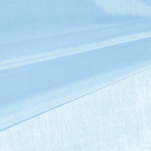 Cassidy LIGHT BLUE Polyester Kristall-Organza-Stoff für Hochzeitskleider, Kleider, Futter, Partydekoration, Displays, Kostüme, Kunsthandwerk