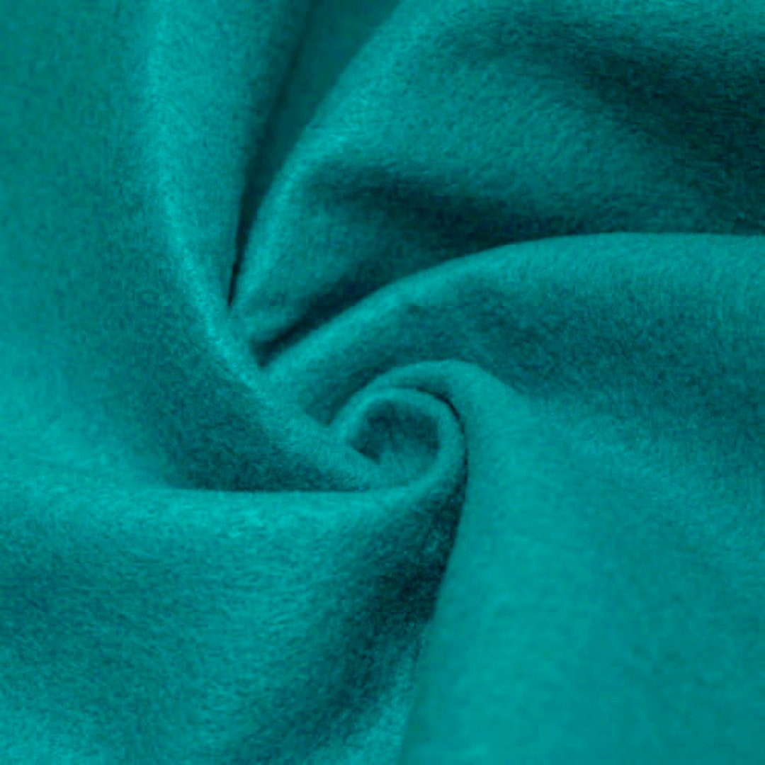 Abby DARK TURQUOISE 72 Acrylic Felt Fabric by the Yard - Etsy