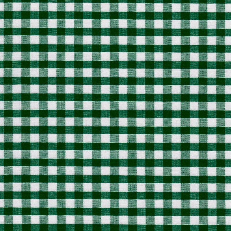 Carly HUNTER GREEN Mini Checkered Gingham Poly Cotton Fabric by the Yard -  10114