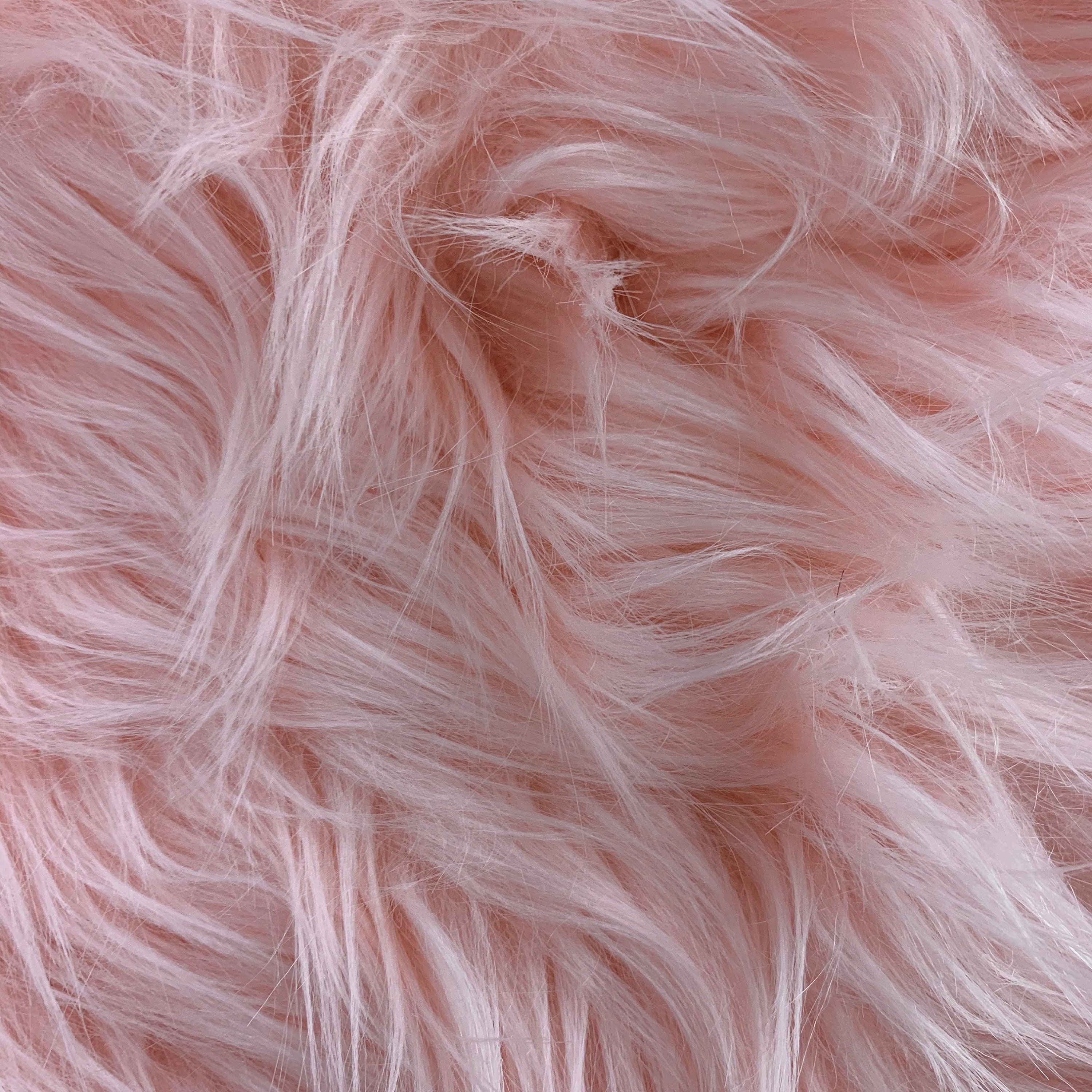 Light Pink Faux Fur, Faux Fur Fabrics