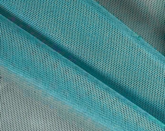 Katie AQUA English Netting Fabric by the Yard - 10067