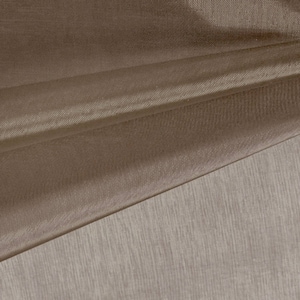 Cassidy BROWN Polyester Kristall-Organza-Stoff für Hochzeitskleider, Kleider, Futter, Partydekorationen, Displays, Kostüme, Kunsthandwerk