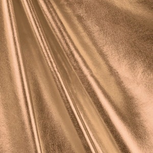 Finley CHAMPAGNE GOLD 4-Way Stretch Metallic Foil Fabric by the Yard - 10013