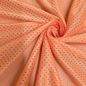 Sawyer CORAL Polyester Fußball Sport Mesh Strickware Meterware - 10047