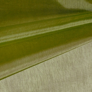 Cassidy OLIVE GREEN Polyester Kristall-Organza-Stoff für Hochzeitskleider, Kleider, Futter, Partydekorationen, Displays, Kostüme, Kunsthandwerk