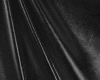 Finley ZWART 4-way stretch metallic foliestof op maat gesneden - 10013